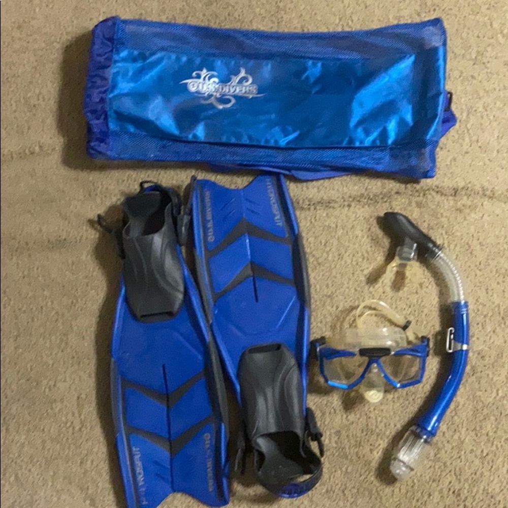 *SOLD* both sets of U.S Divers snorkeling *SOLD*